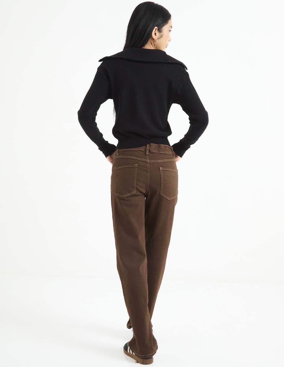 Jeans straight para mujer 2