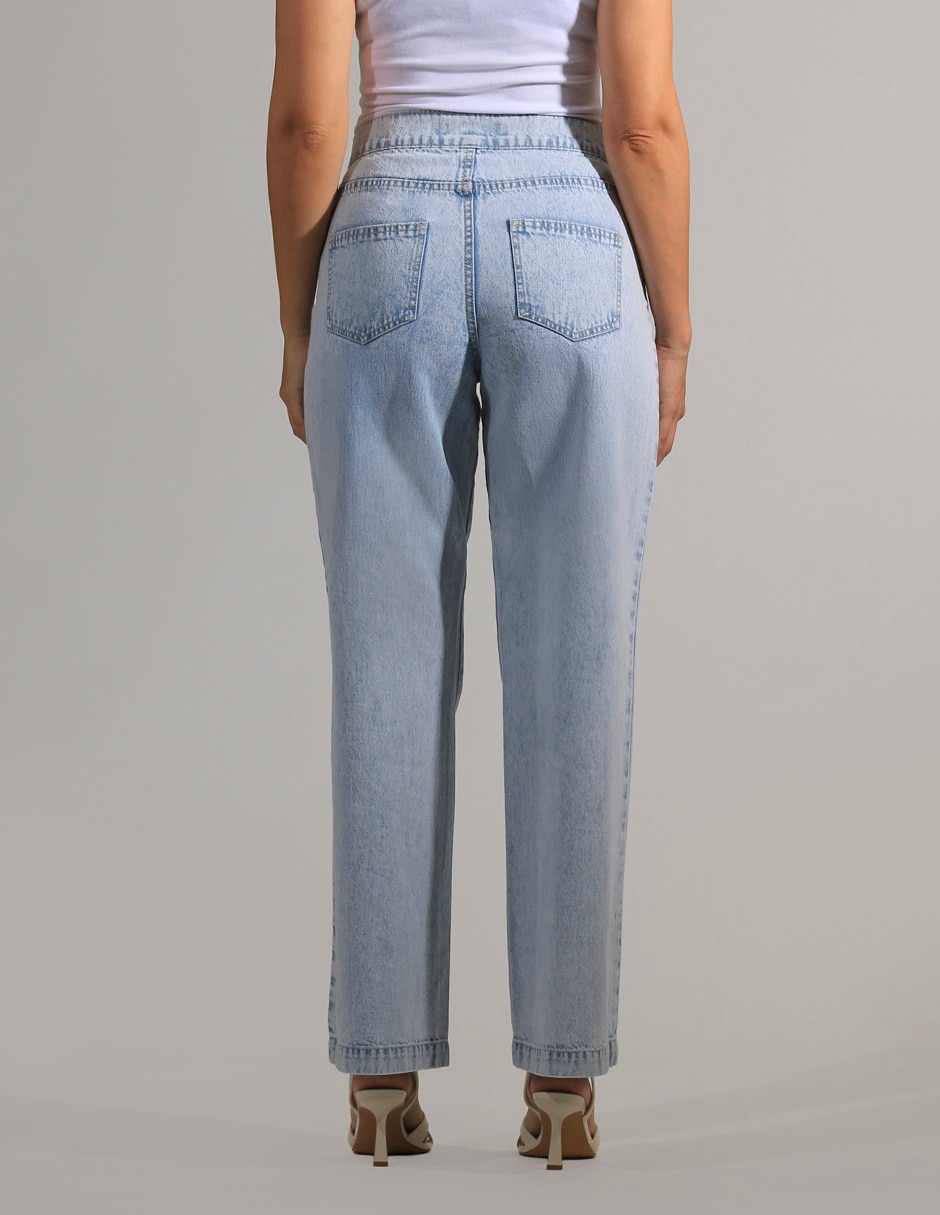Jeans straight para mujer 2