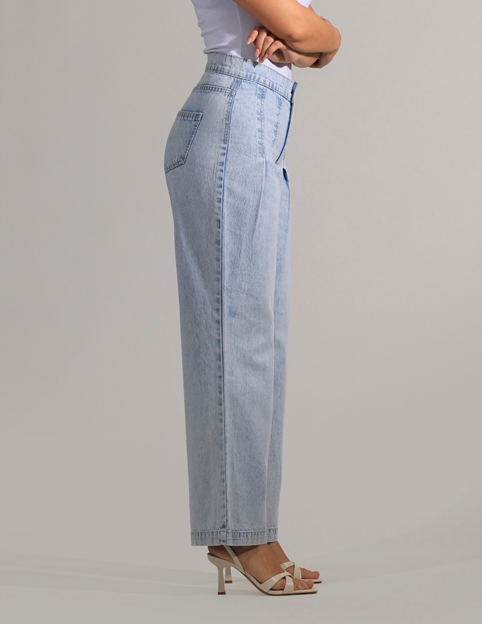 Jeans straight para mujer 4