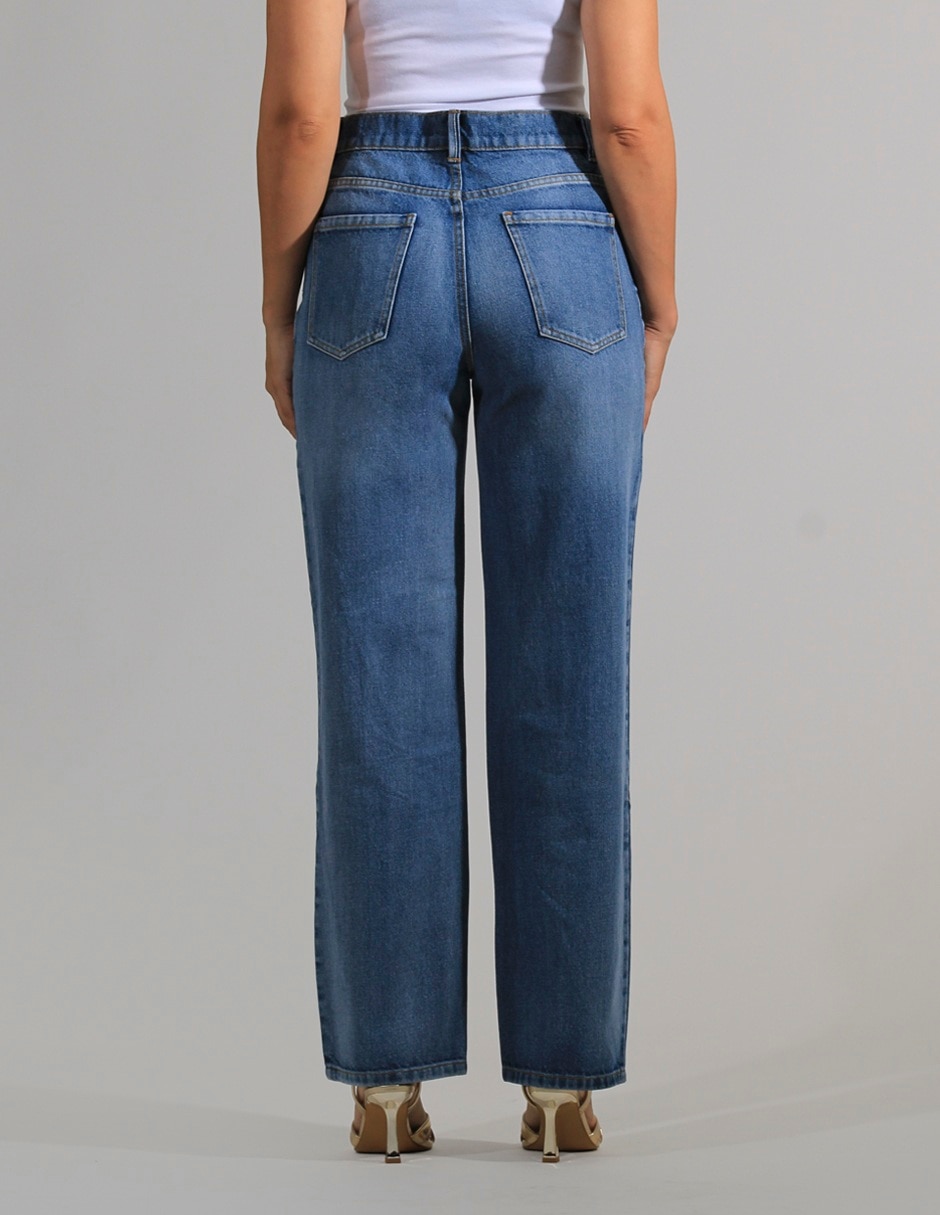Jeans straight para mujer 2