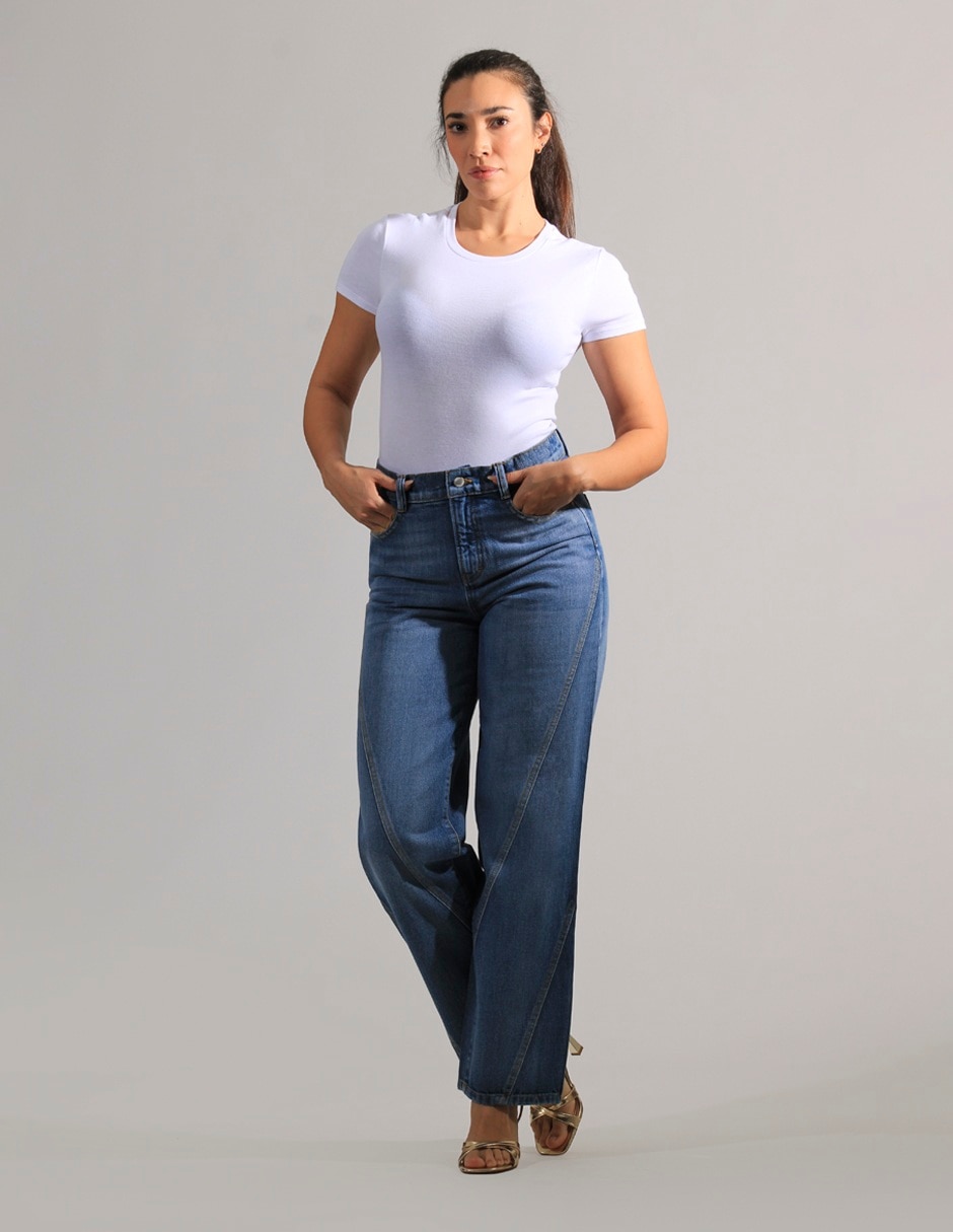 Jeans straight para mujer 3