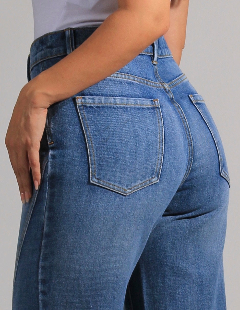Jeans straight para mujer 6