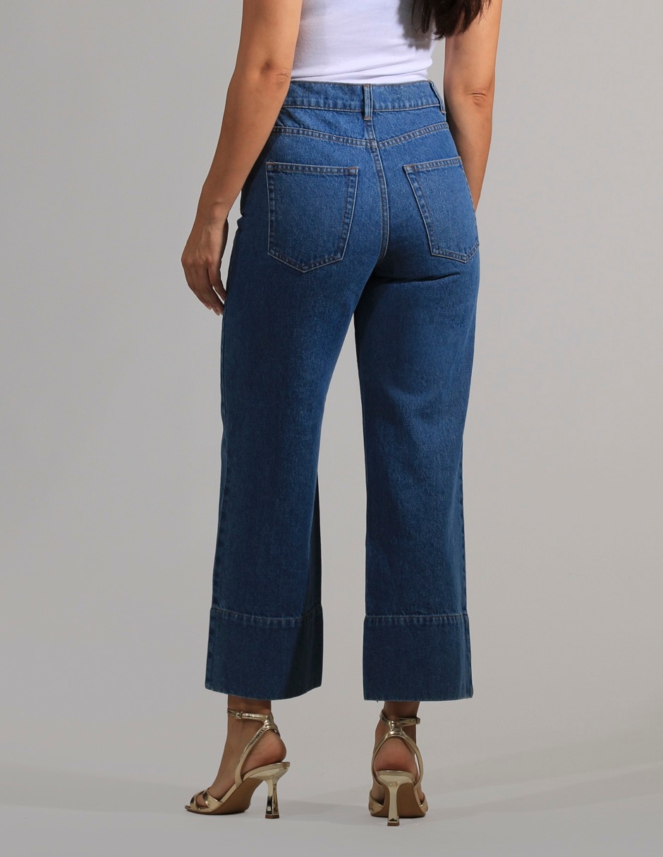Jeans straight para mujer 2