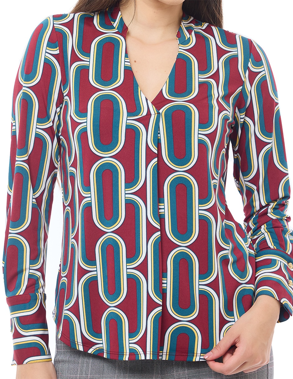 Blusa manga larga para mujer 3