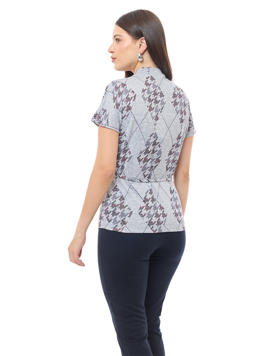 Blusa manga corta para mujer 3