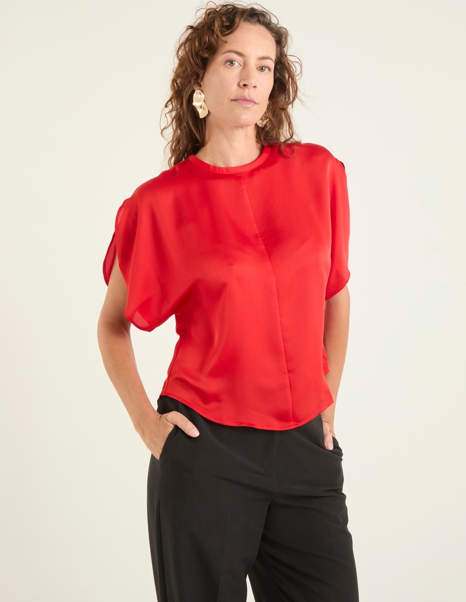 Blusa manga corta para mujer Blusa manga corta para mujer