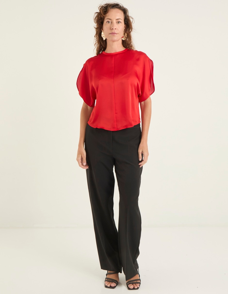 Blusa Liz& manga corta para mujer 3