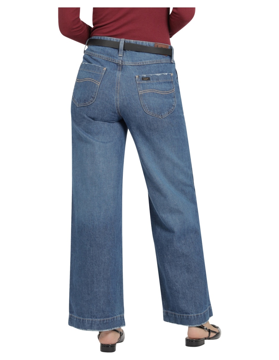 Jeans relaxed wide leg 112360472 para mujer 3