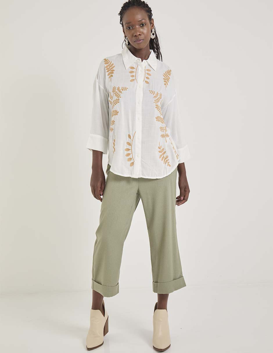 Pantalón relaxed regular para mujer 3