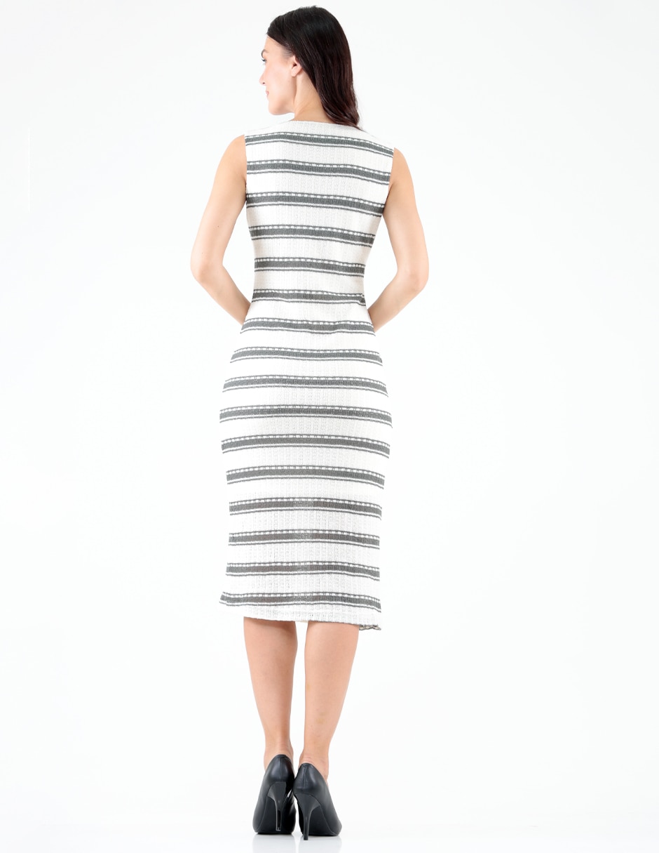 Vestido midi casual Zafiro para mujer 2