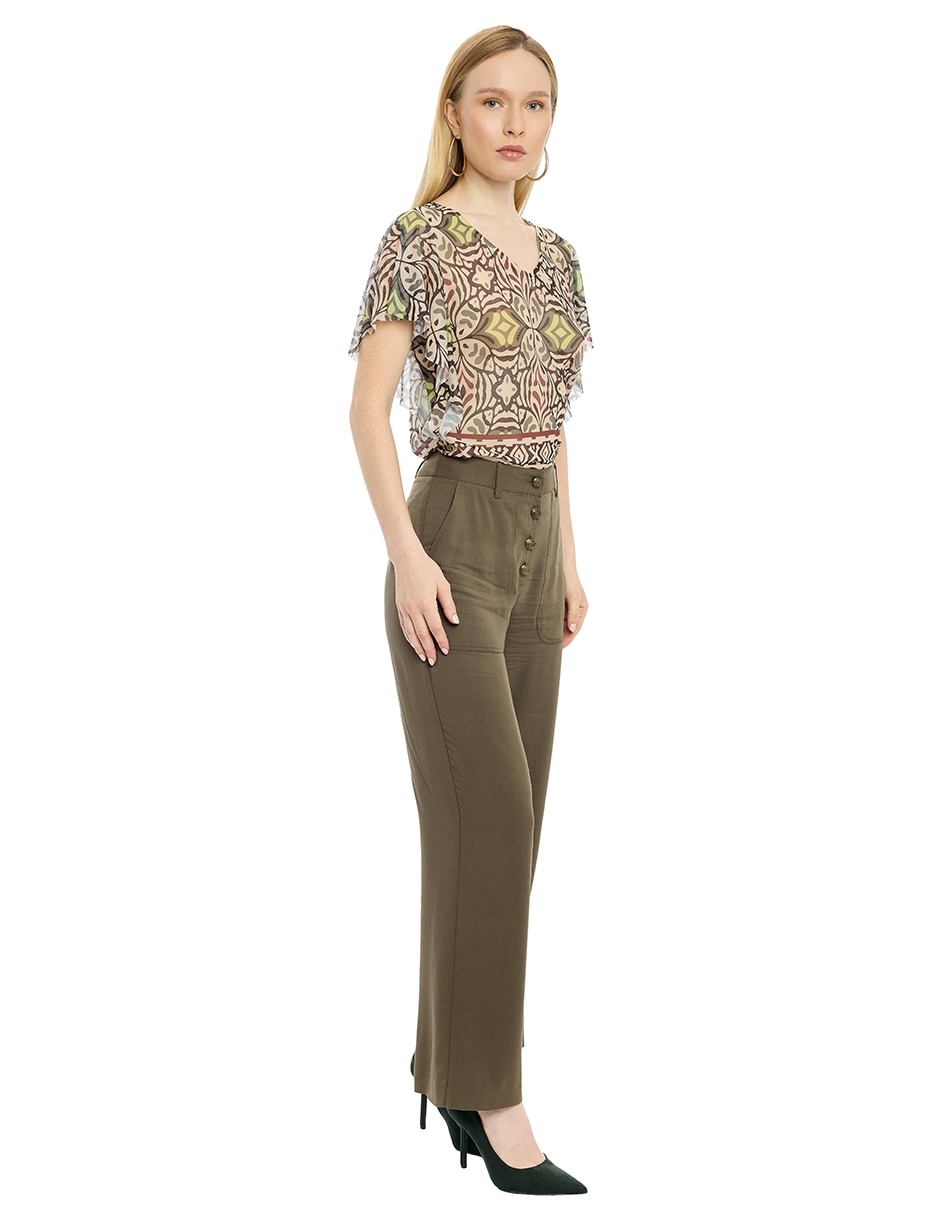 Pantalón straight para mujer 4
