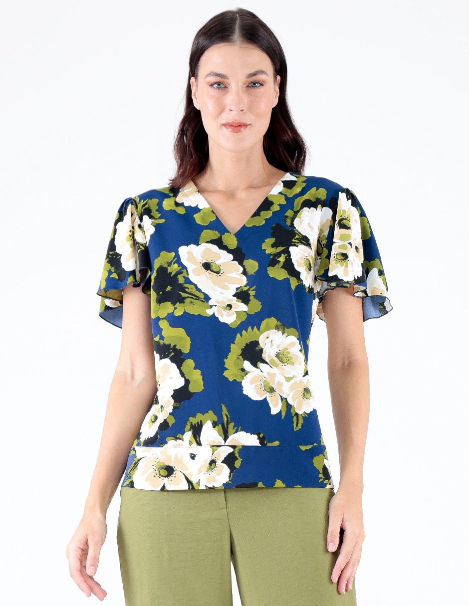 Blusa manga corta para mujer Blusa manga corta para mujer