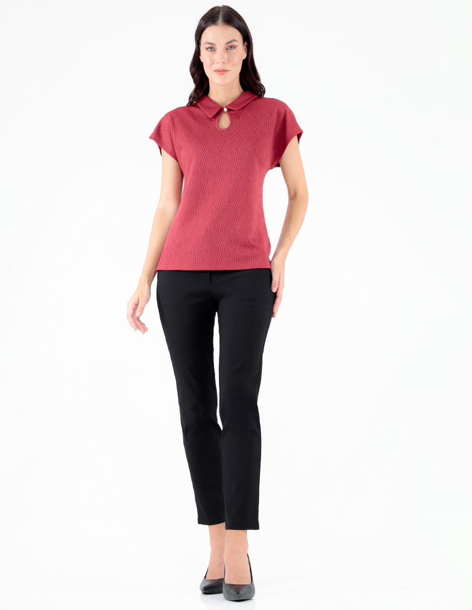 Blusa manga corta para mujer 3