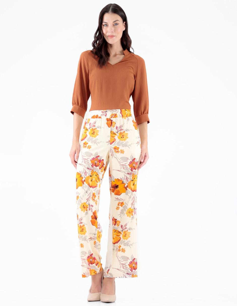 Pantalón relaxed relajado para mujer 3