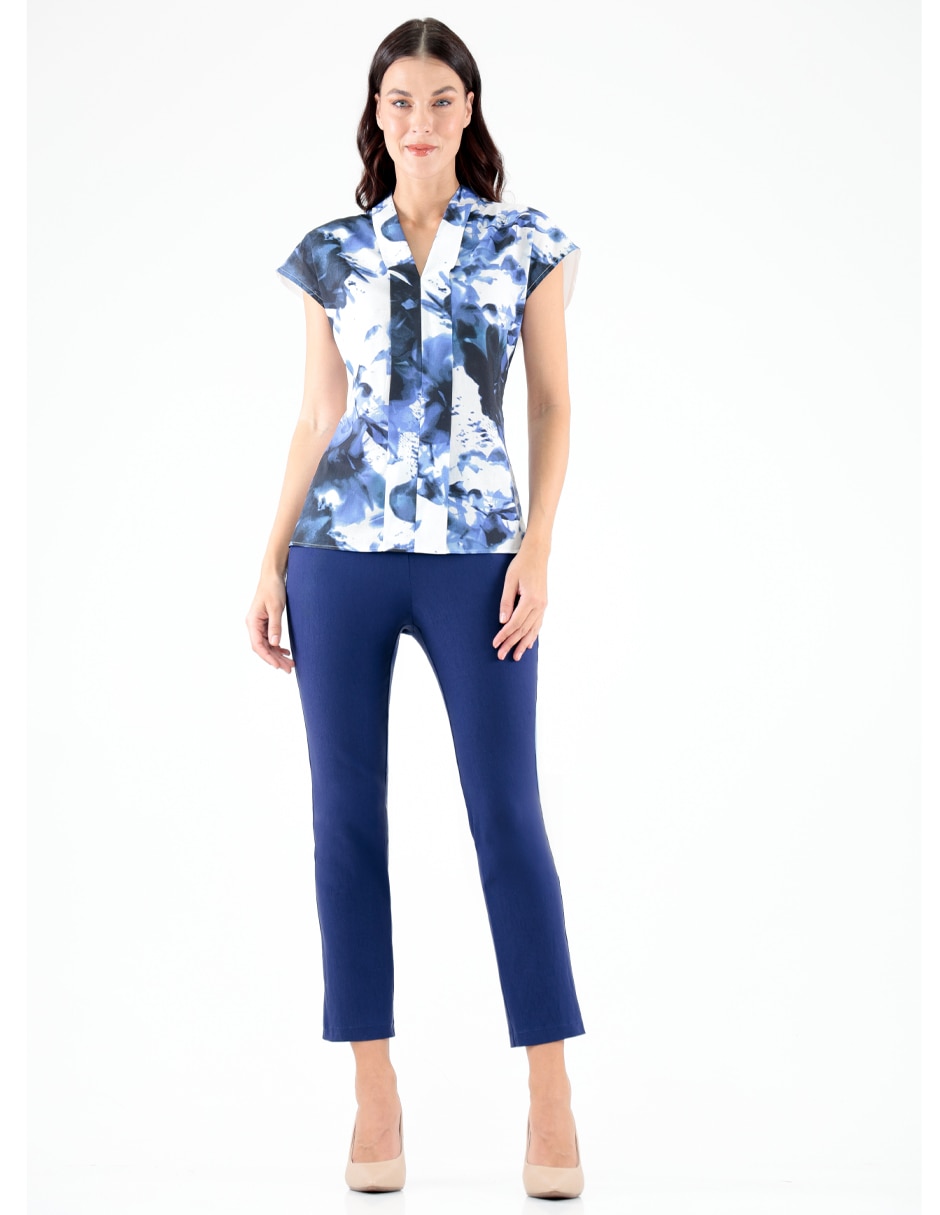 Blusa manga corta para mujer 3