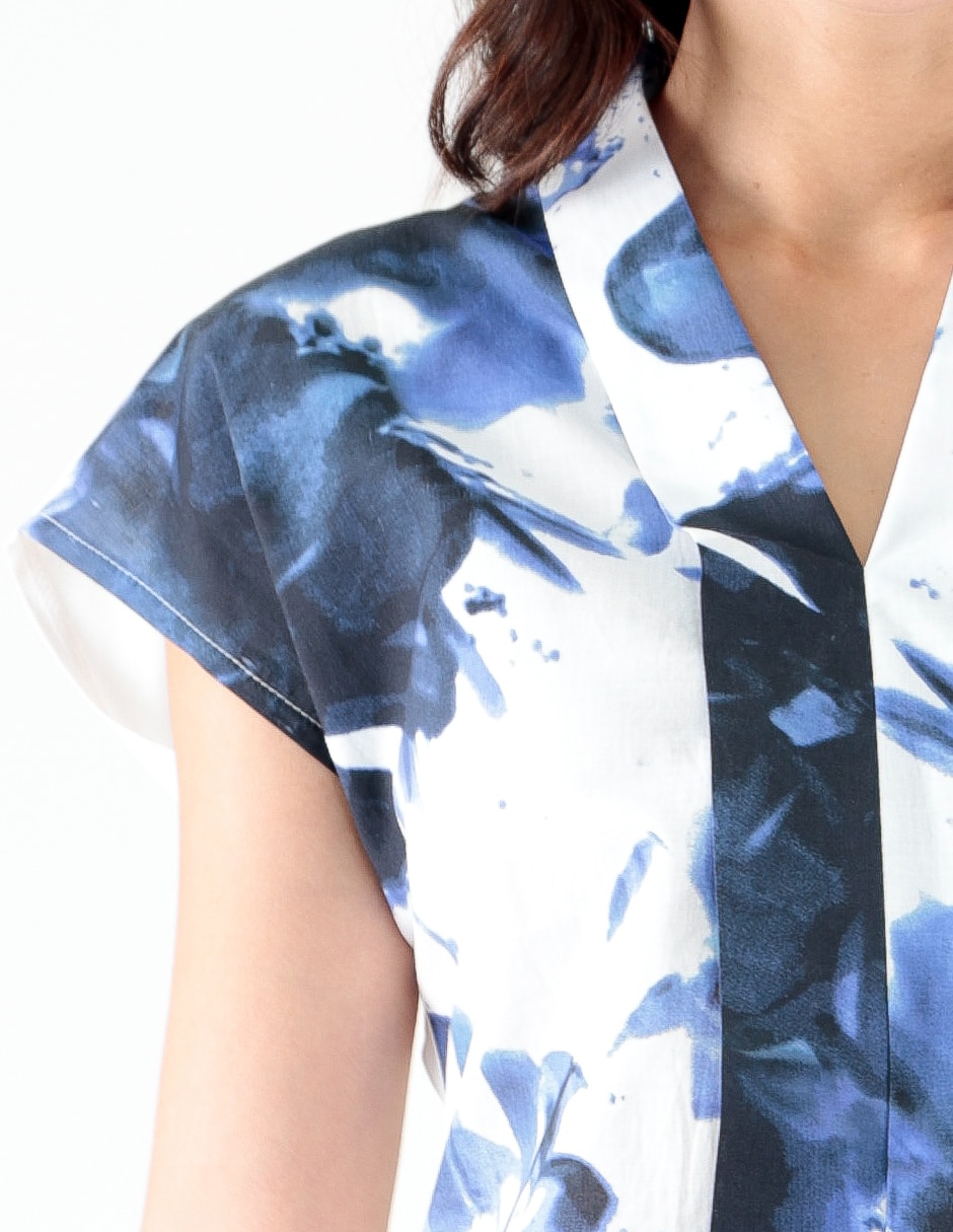 Blusa manga corta para mujer 4