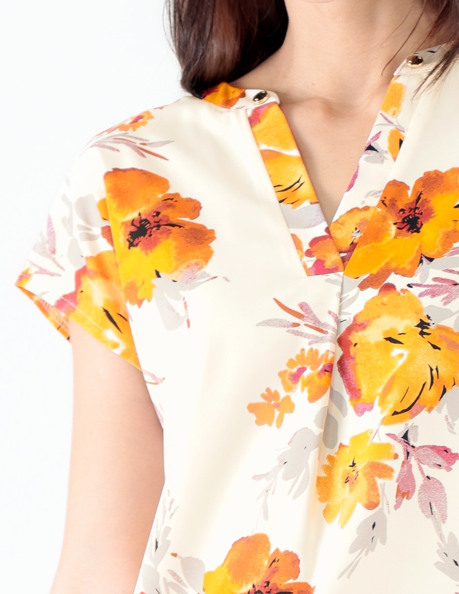 Blusa manga corta para mujer 4