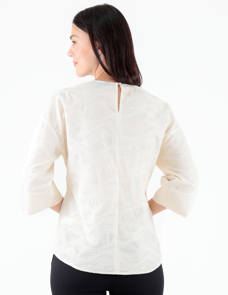 Blusa manga 3/4 para mujer 2