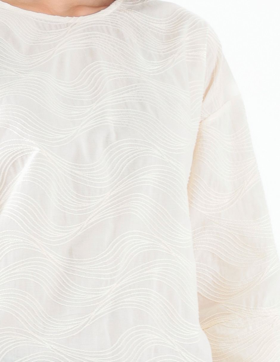 Blusa manga 3/4 para mujer 4