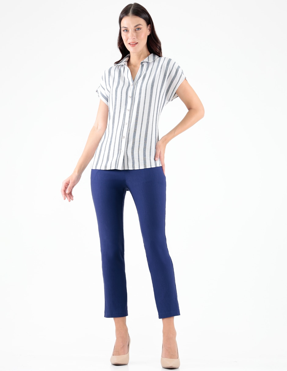 Blusa manga corta para mujer 3