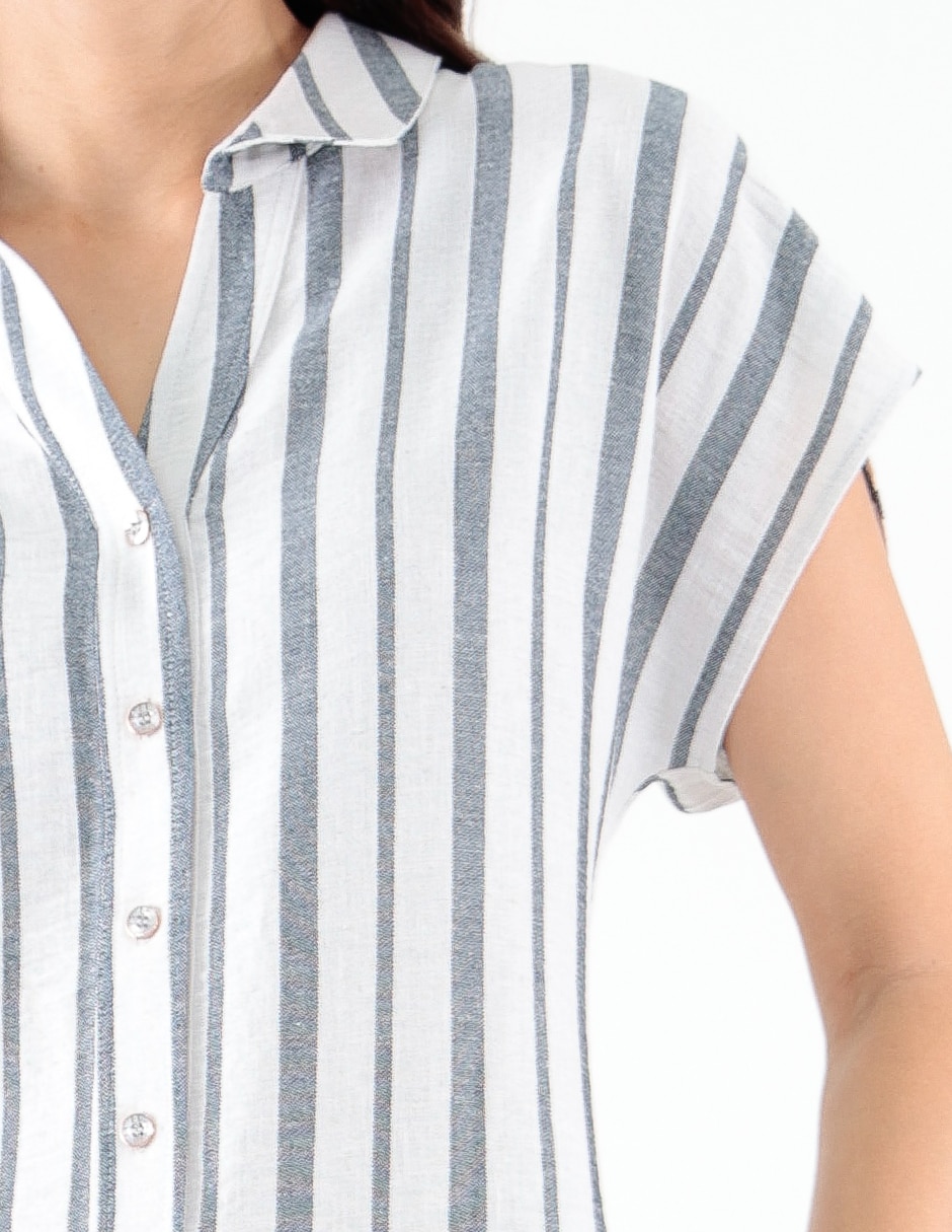 Blusa manga corta para mujer 4