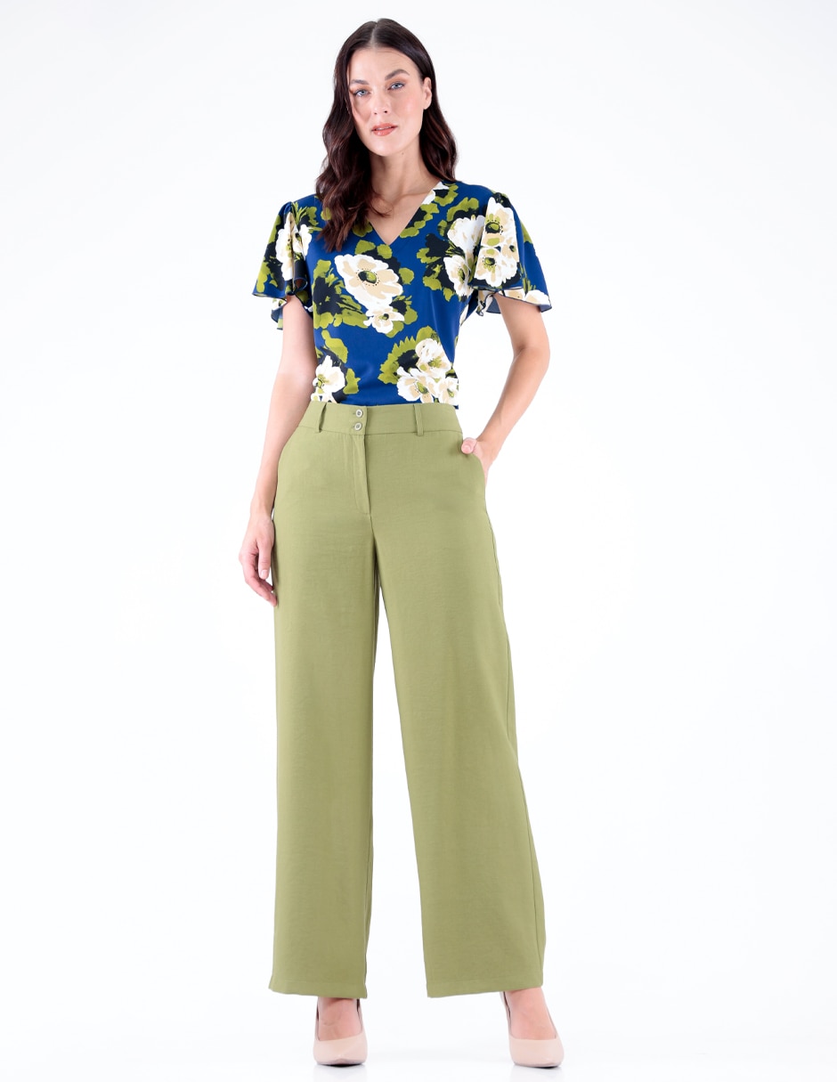 Pantalón amplio para mujer 3