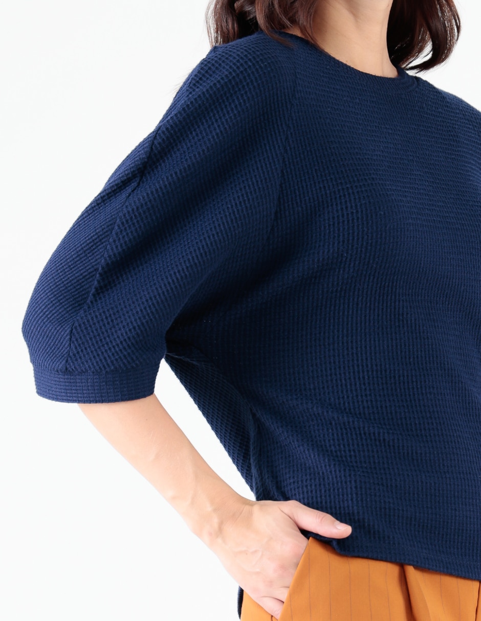 Blusa manga al codo para mujer 4