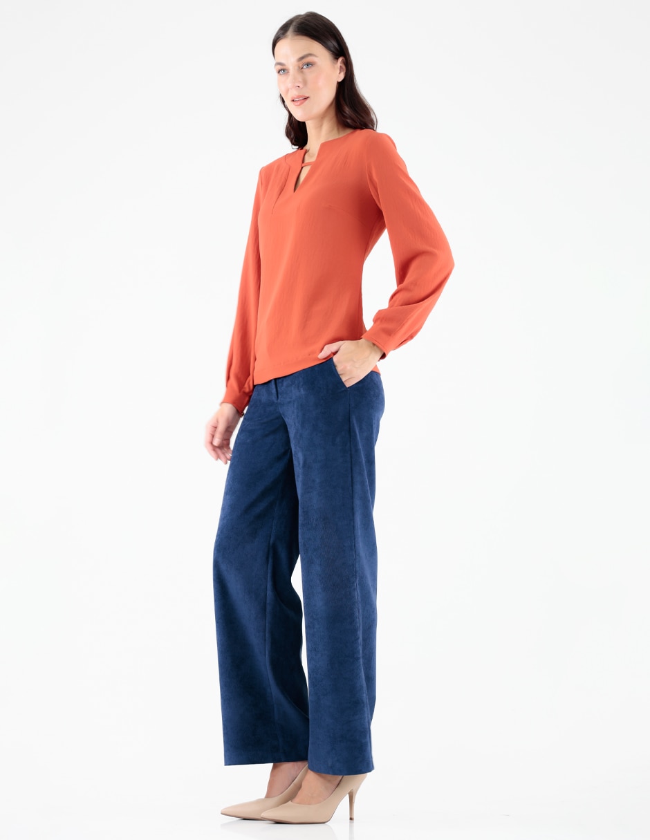 Blusa manga larga para mujer 3