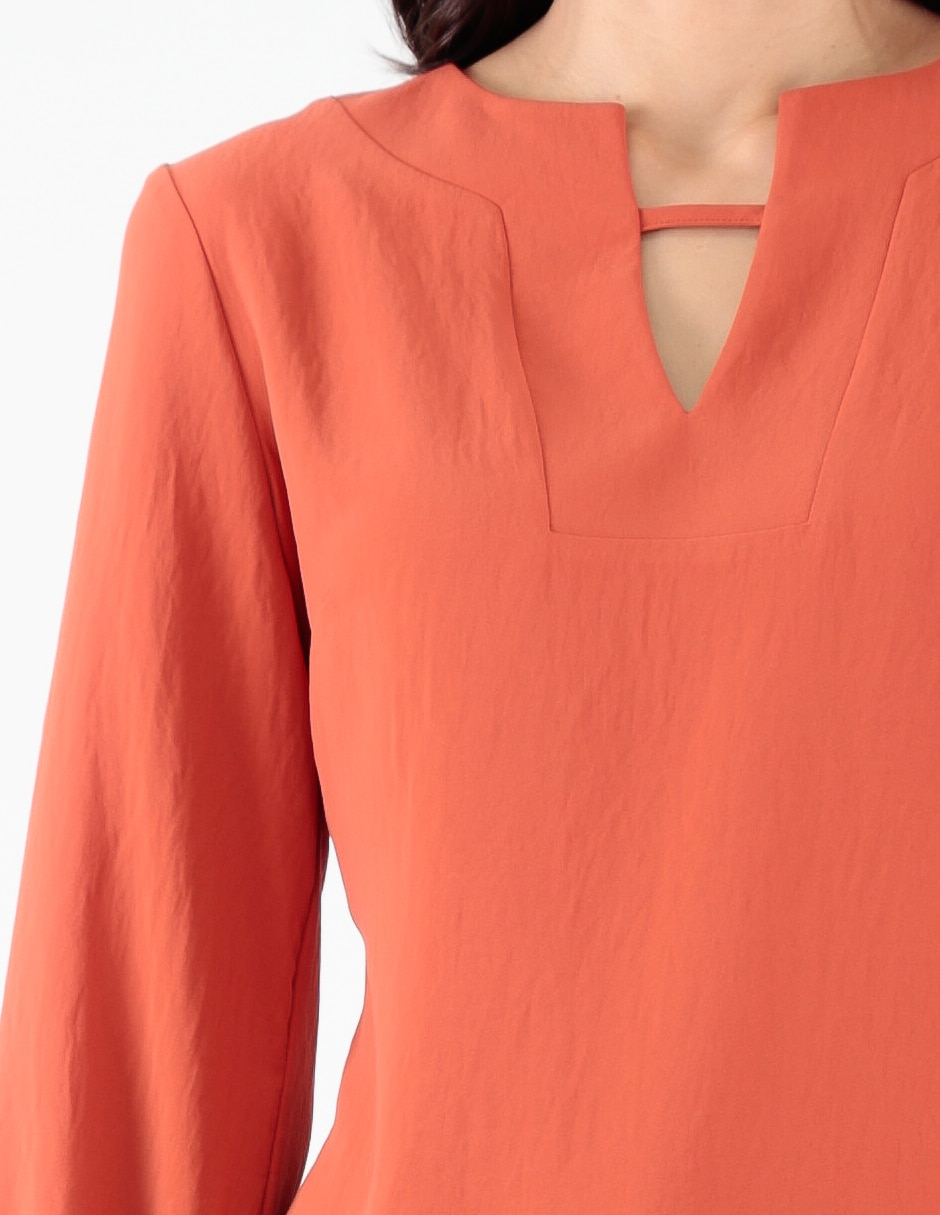 Blusa manga larga para mujer 4