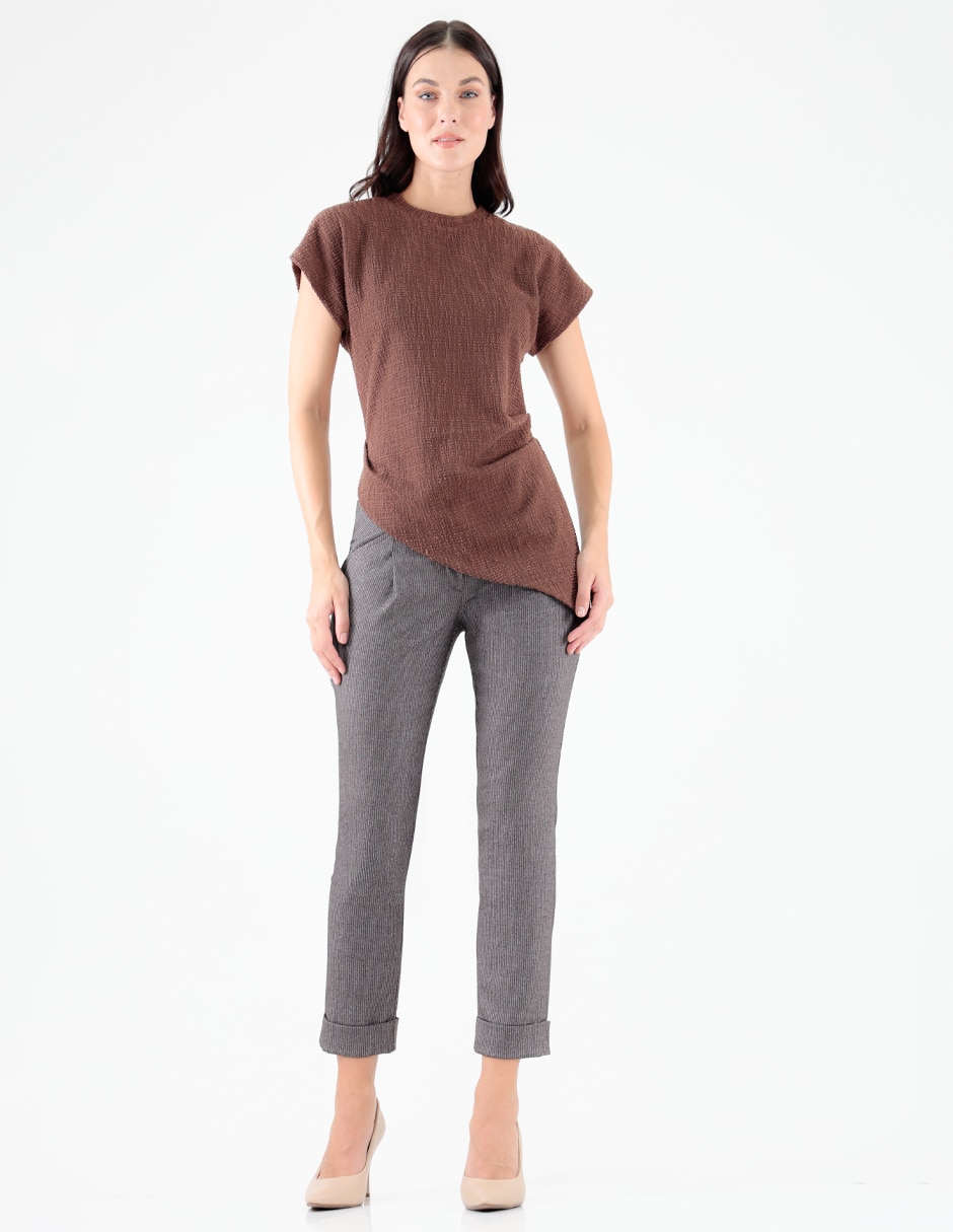 Blusa manga corta para mujer 3