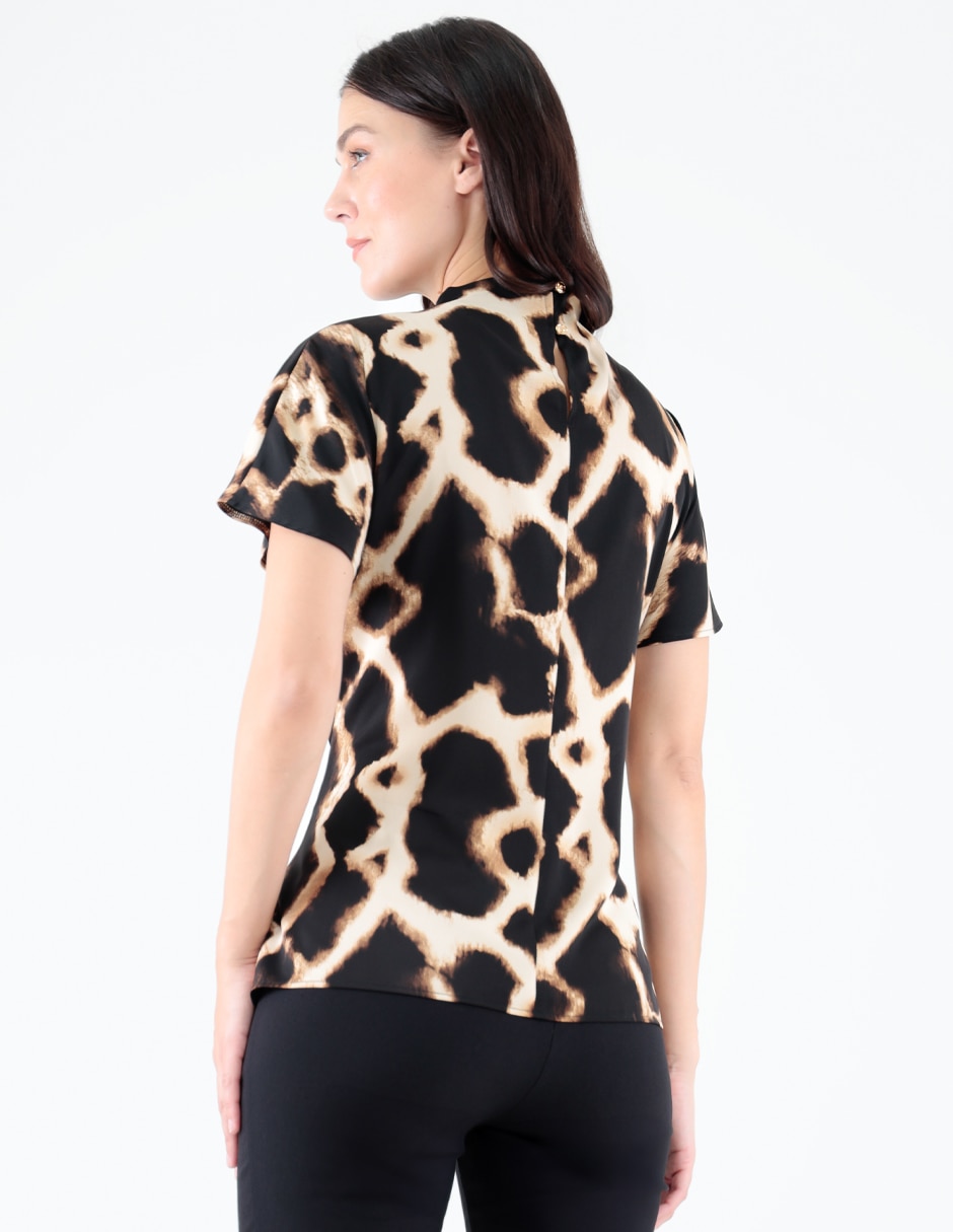 Blusa manga corta para mujer 2