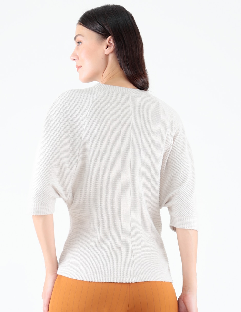 Blusa manga al codo para mujer 2