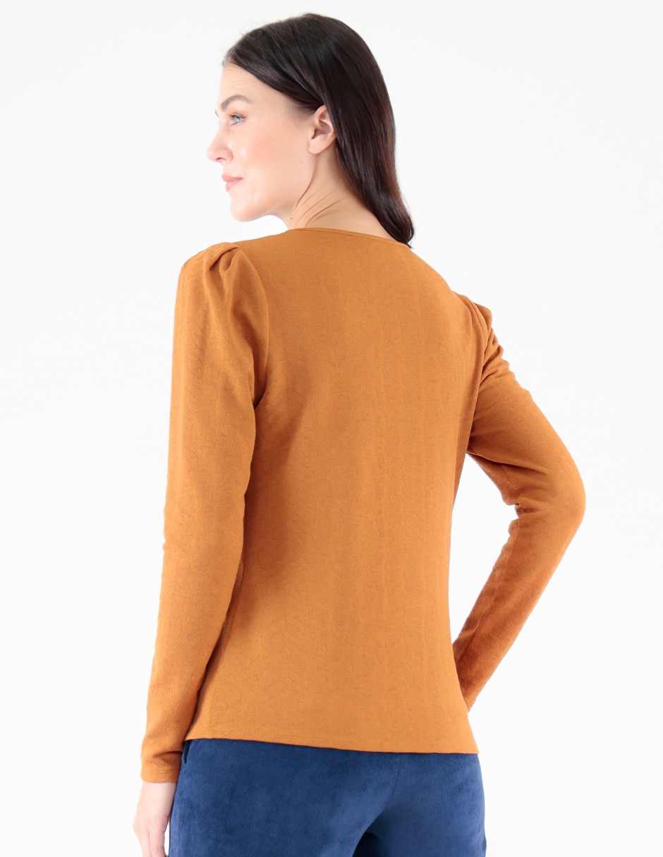 Blusa manga larga para mujer 2
