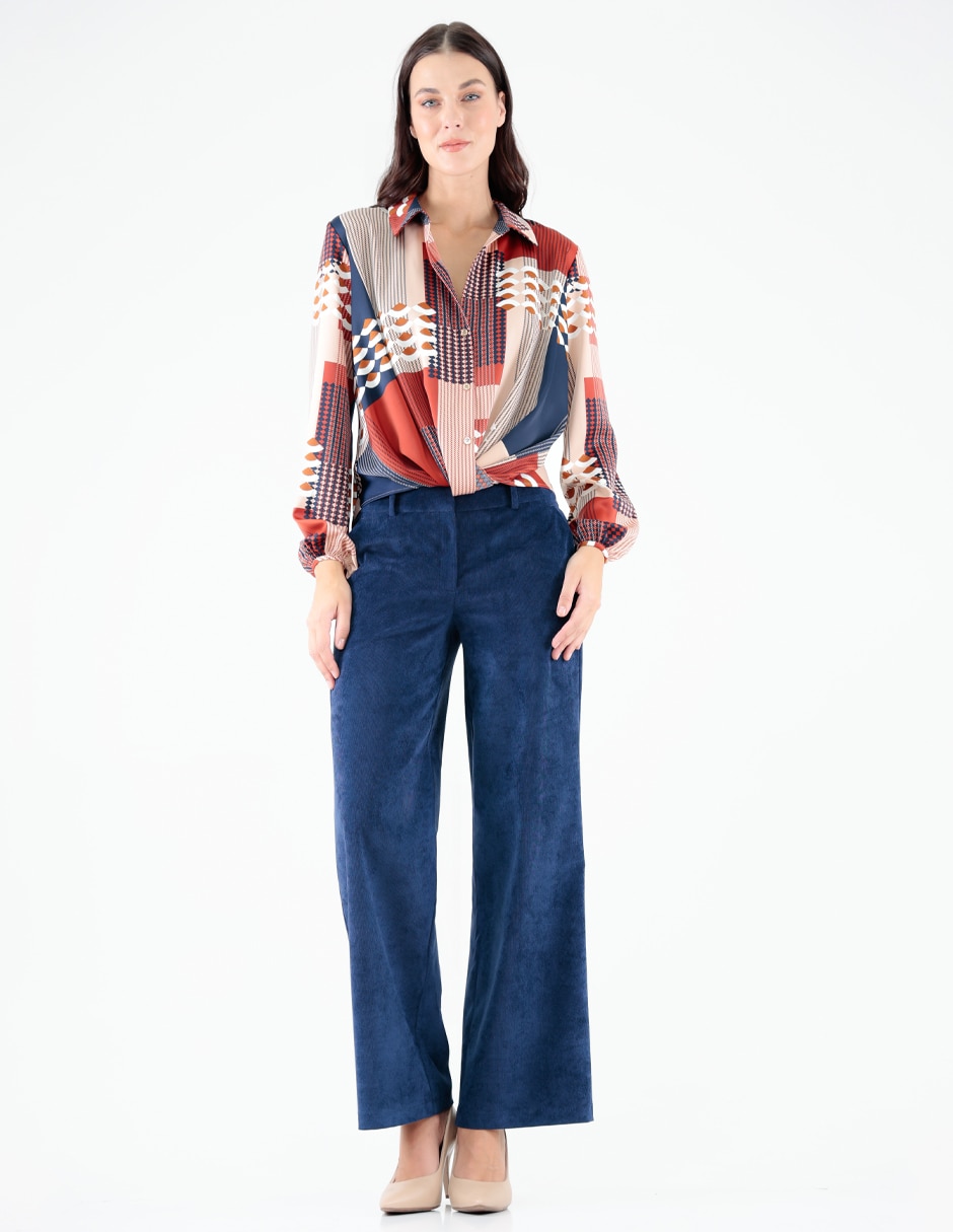Blusa manga larga para mujer 3