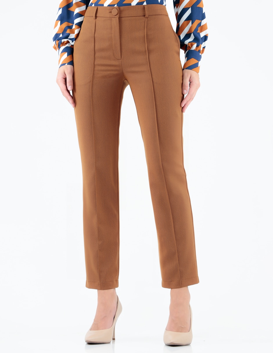 Pantalón de vestir slim para mujer Pantalón de vestir slim para mujer