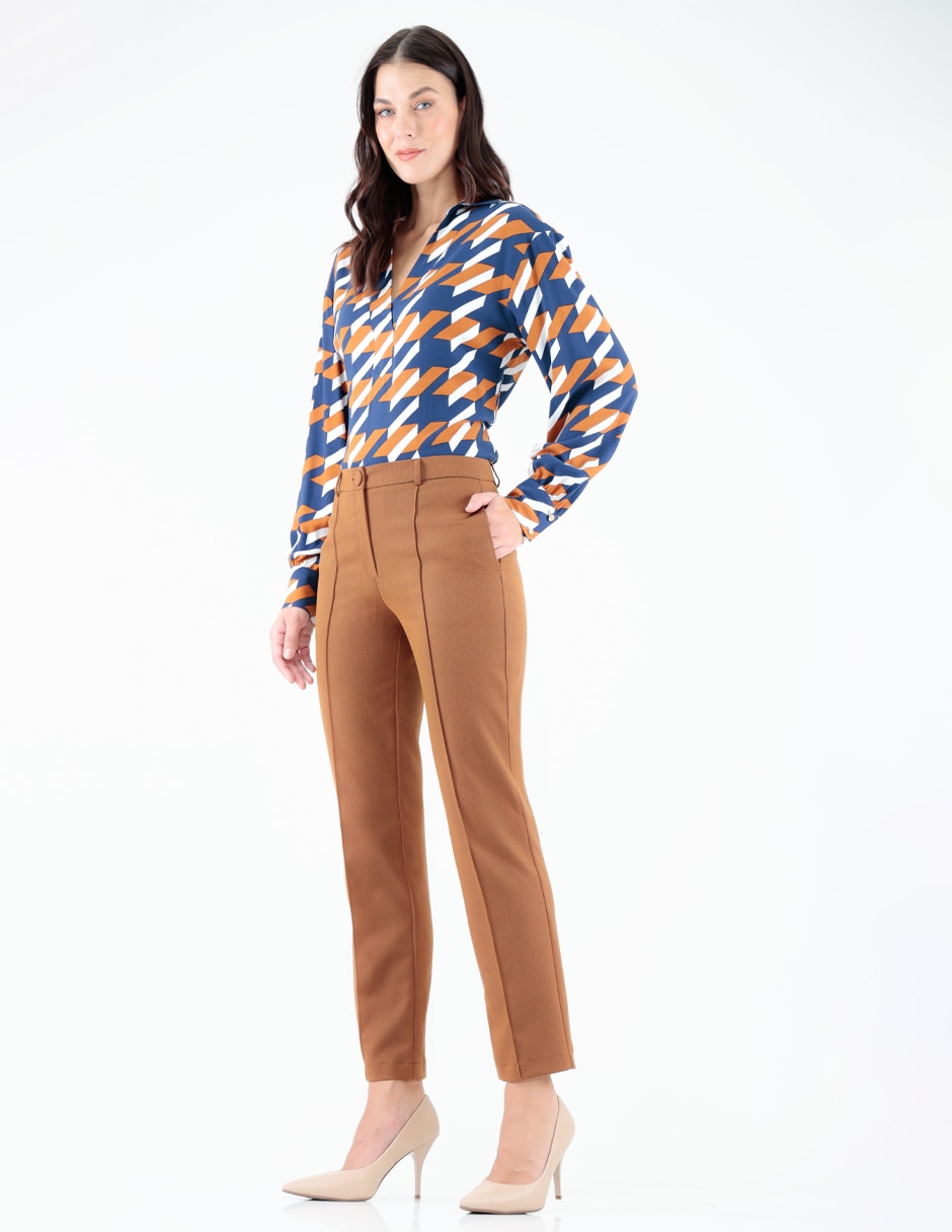 Pantalón de vestir slim para mujer 3