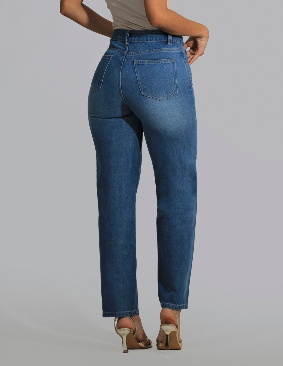 Jeans straight para mujer 3