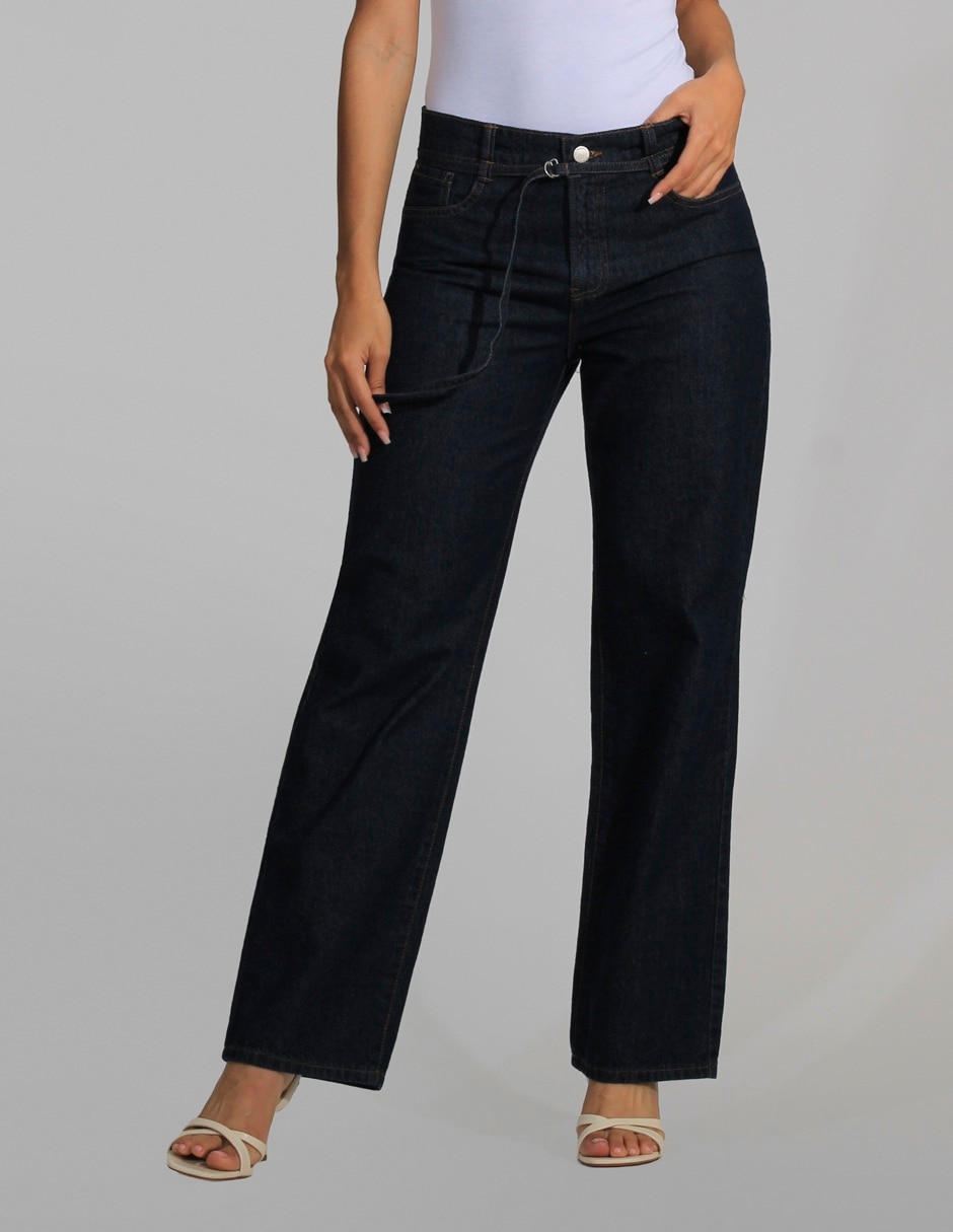 Jeans wide leg para mujer 1