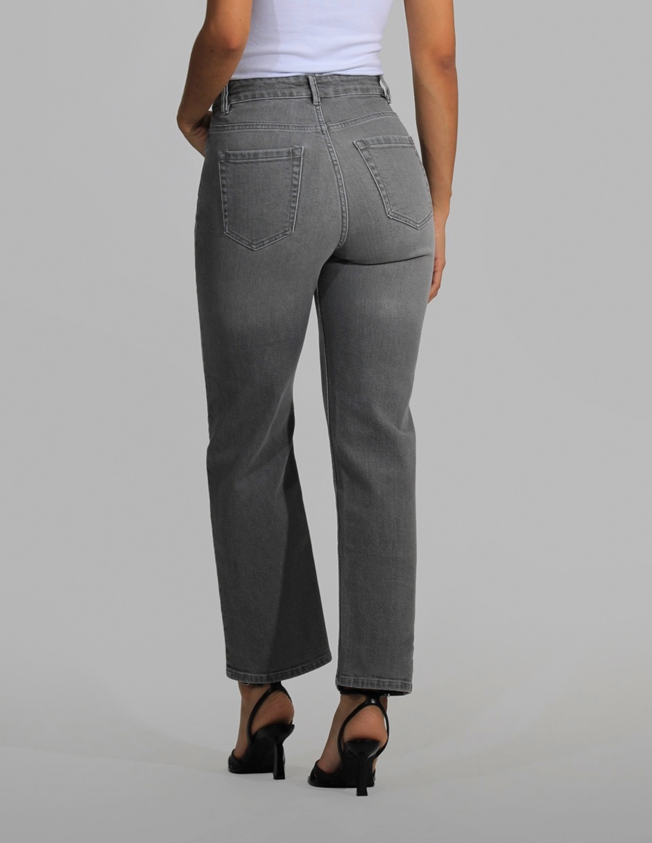 Jeans straight para mujer 2