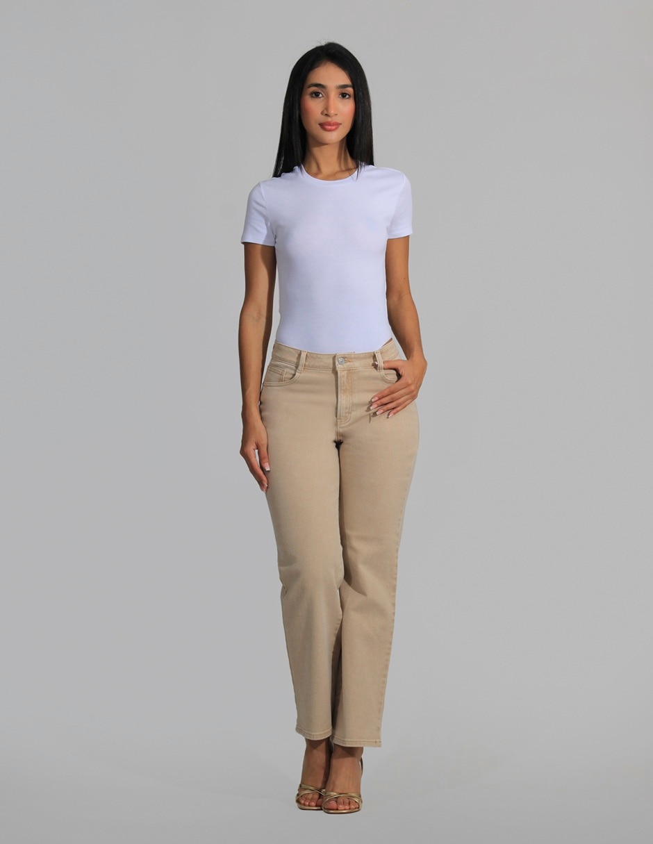 Pantalón straight para mujer 4