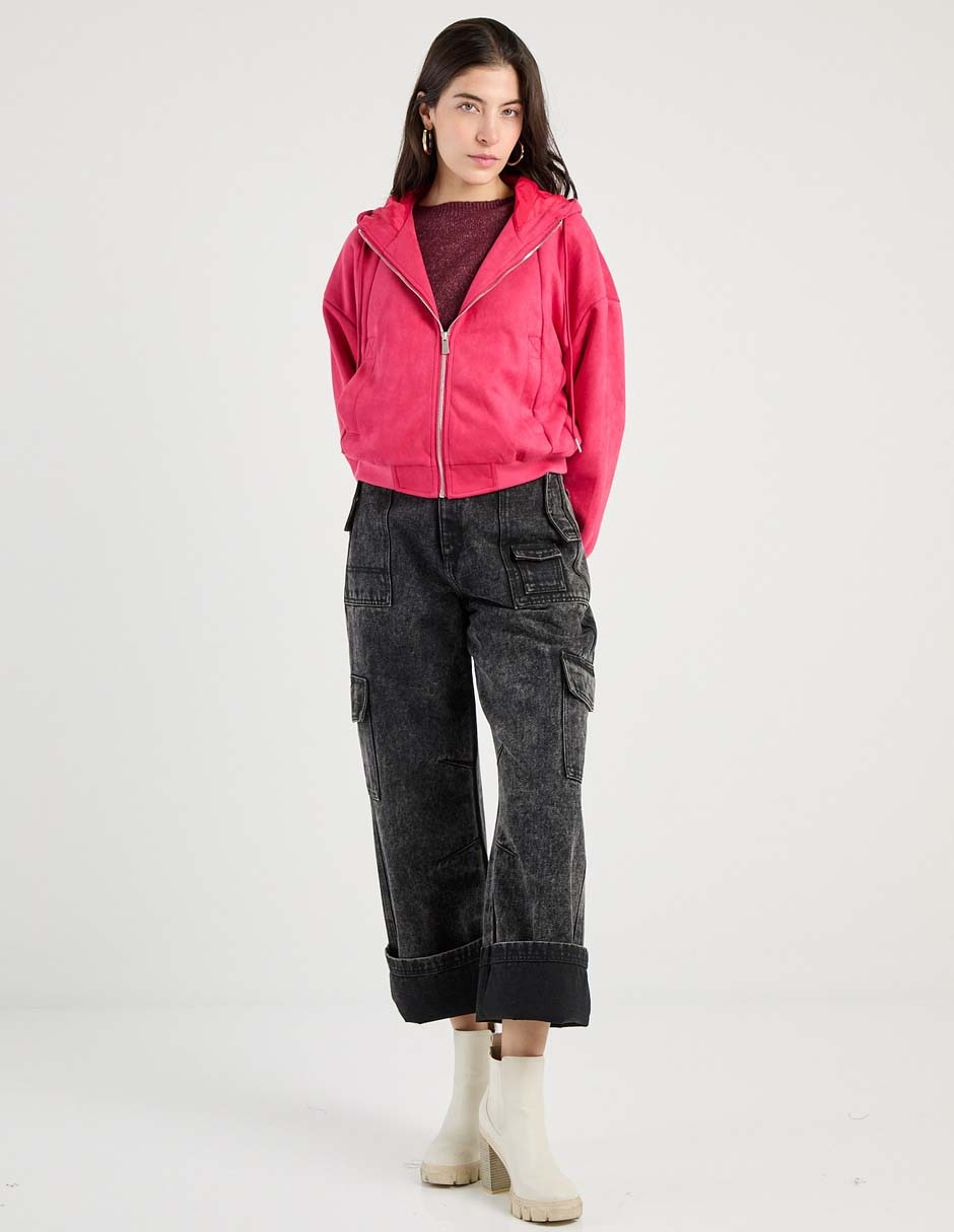 CHAMARRA ANNE KLEIN, M, ROJO AKJU2553.