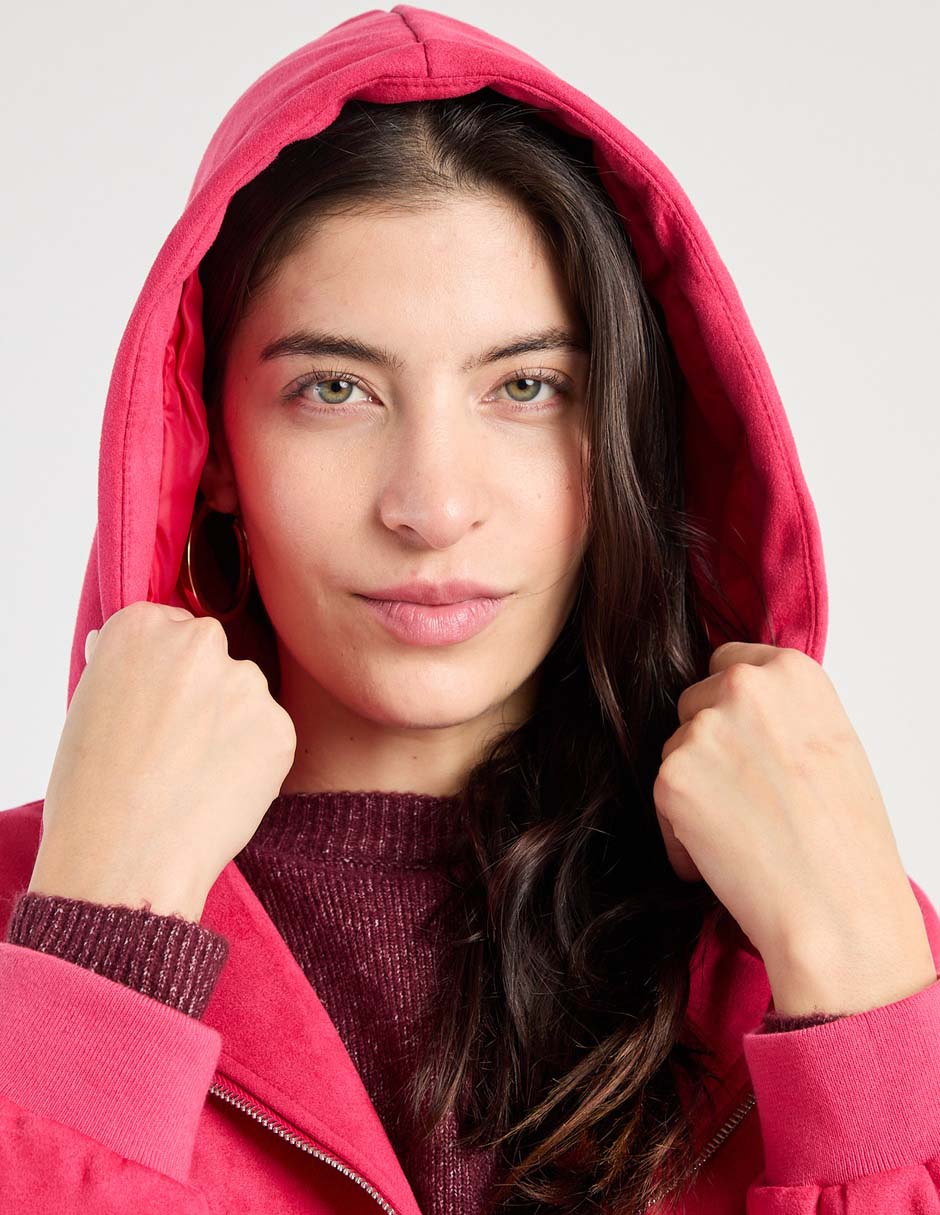CHAMARRA ANNE KLEIN, M, ROJO AKJU2553.