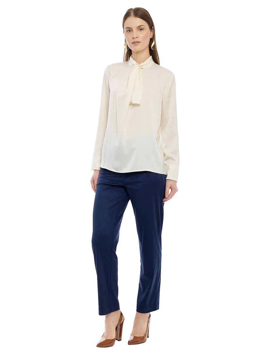 Blusa manga larga para mujer 4