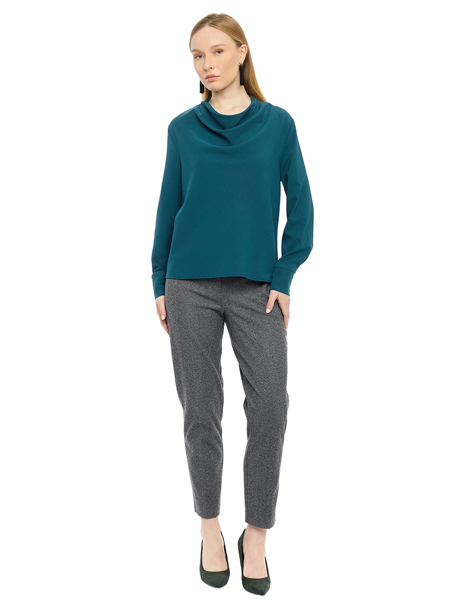Blusa manga larga para mujer 4