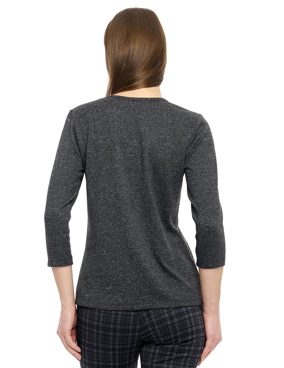 Blusa manga 3/4 para mujer 2