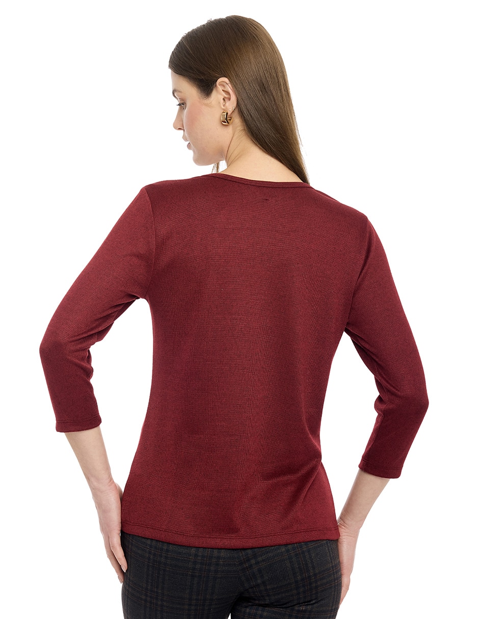 Blusa manga 3/4 para mujer 2