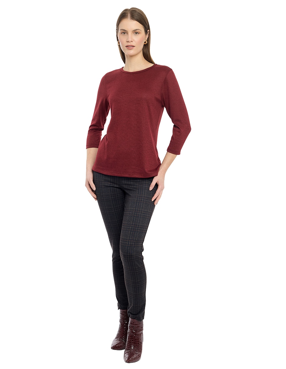 Blusa manga 3/4 para mujer 4