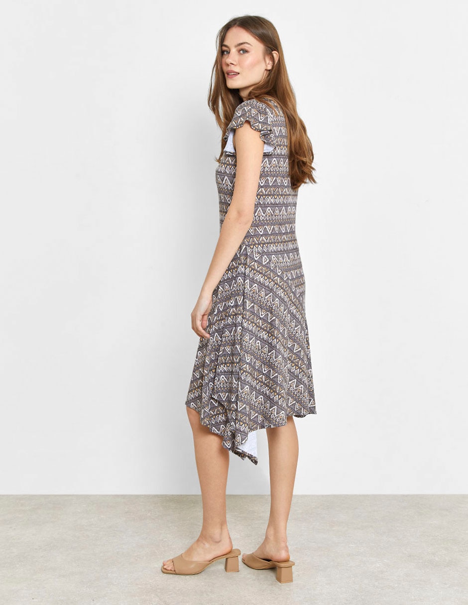 Vestido a la rodilla casual para mujer 3