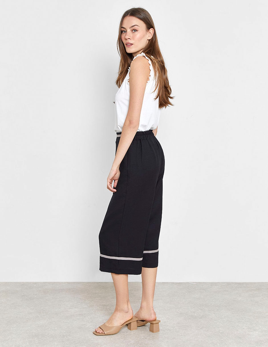Pantalón relaxed wide leg para mujer 2