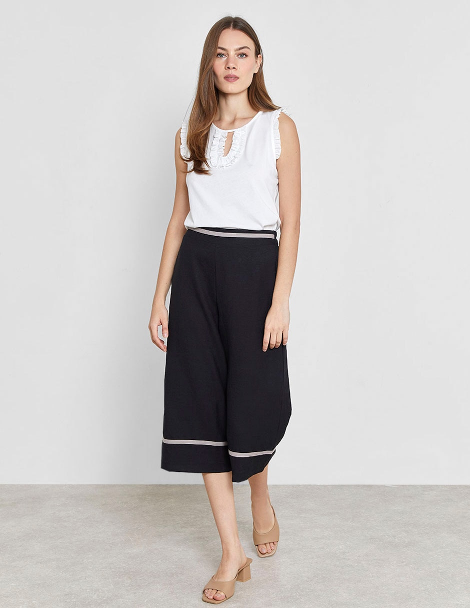 Pantalón relaxed wide leg para mujer 4